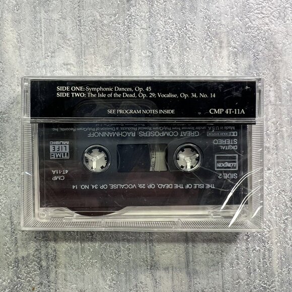 Time Life Music Great Composers Rachmaninoff Cassette Tape Sealed New - Picture 2 of 2